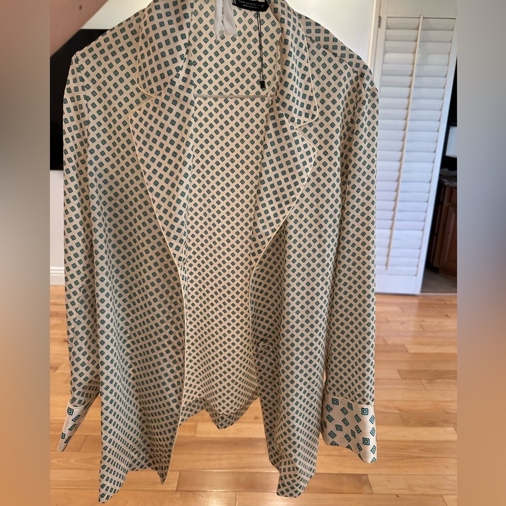 Zara silk top